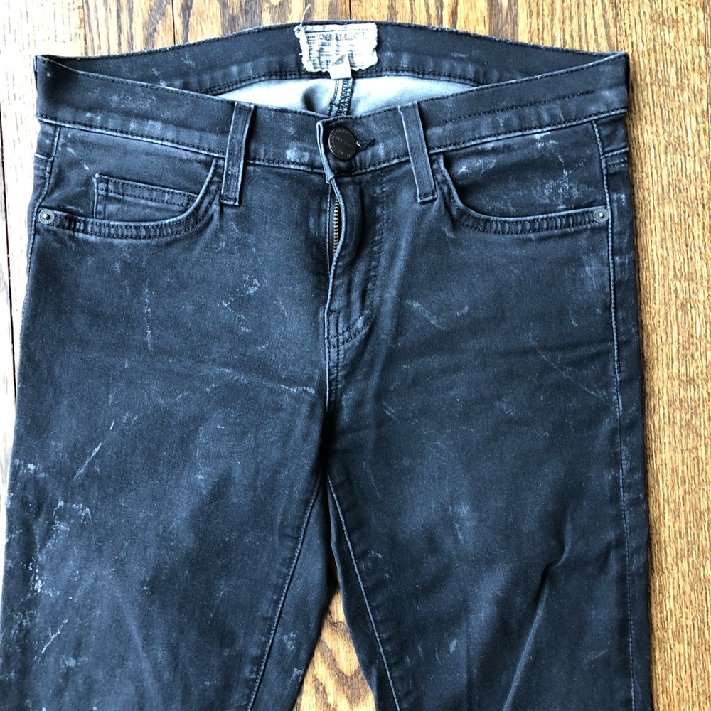 Current Elliott size 27 black skinny jeans